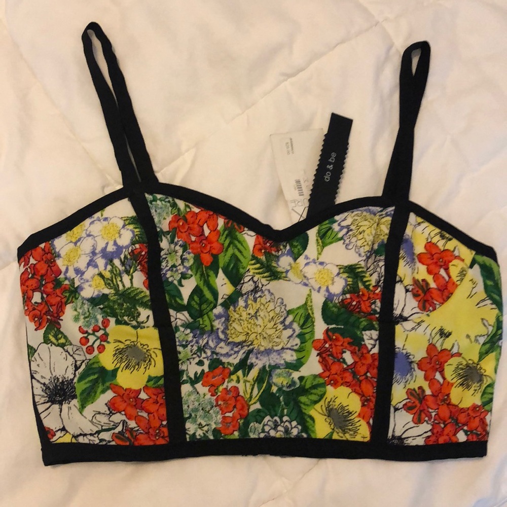 Floral Spaghetti strap summer top